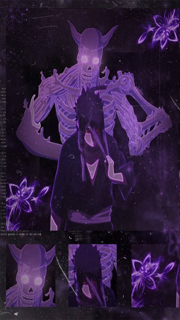 Naruto Sasuke Susanoo Collage Background
