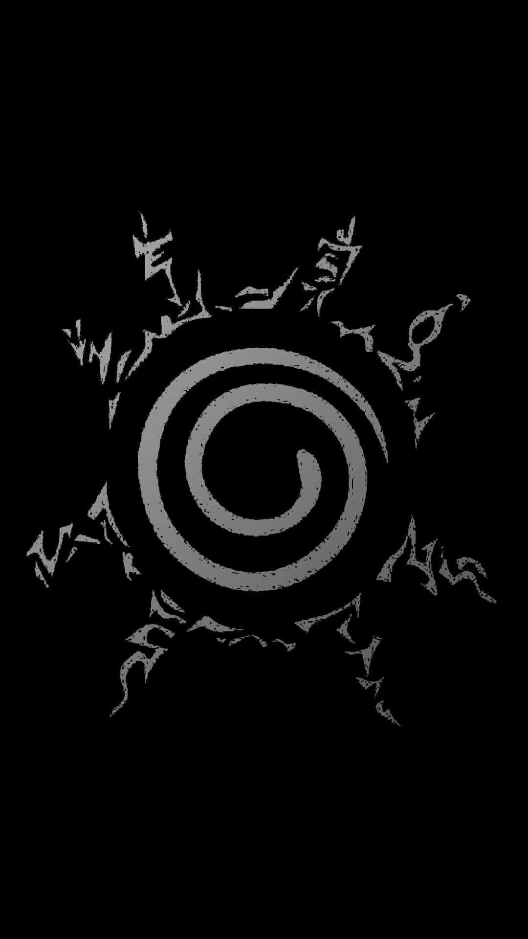 Naruto Seal Black And White Background