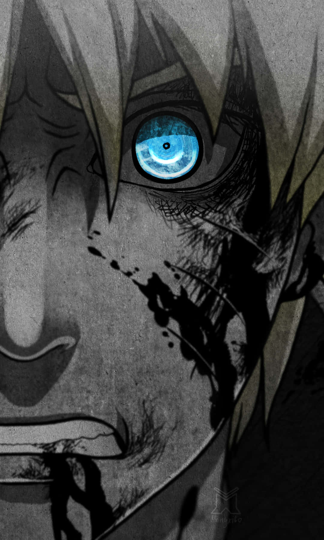 Naruto_ Sharingan_ Closeup_ Artwork Background