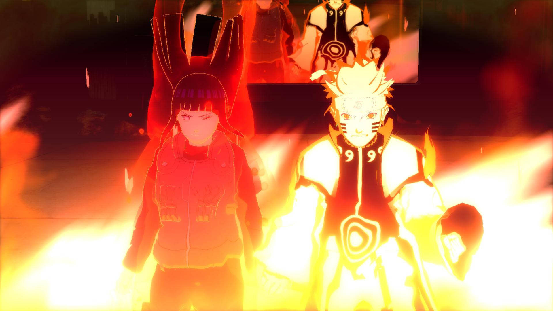 Naruto Shippuden 4k Hinata Naruto In Flames Background