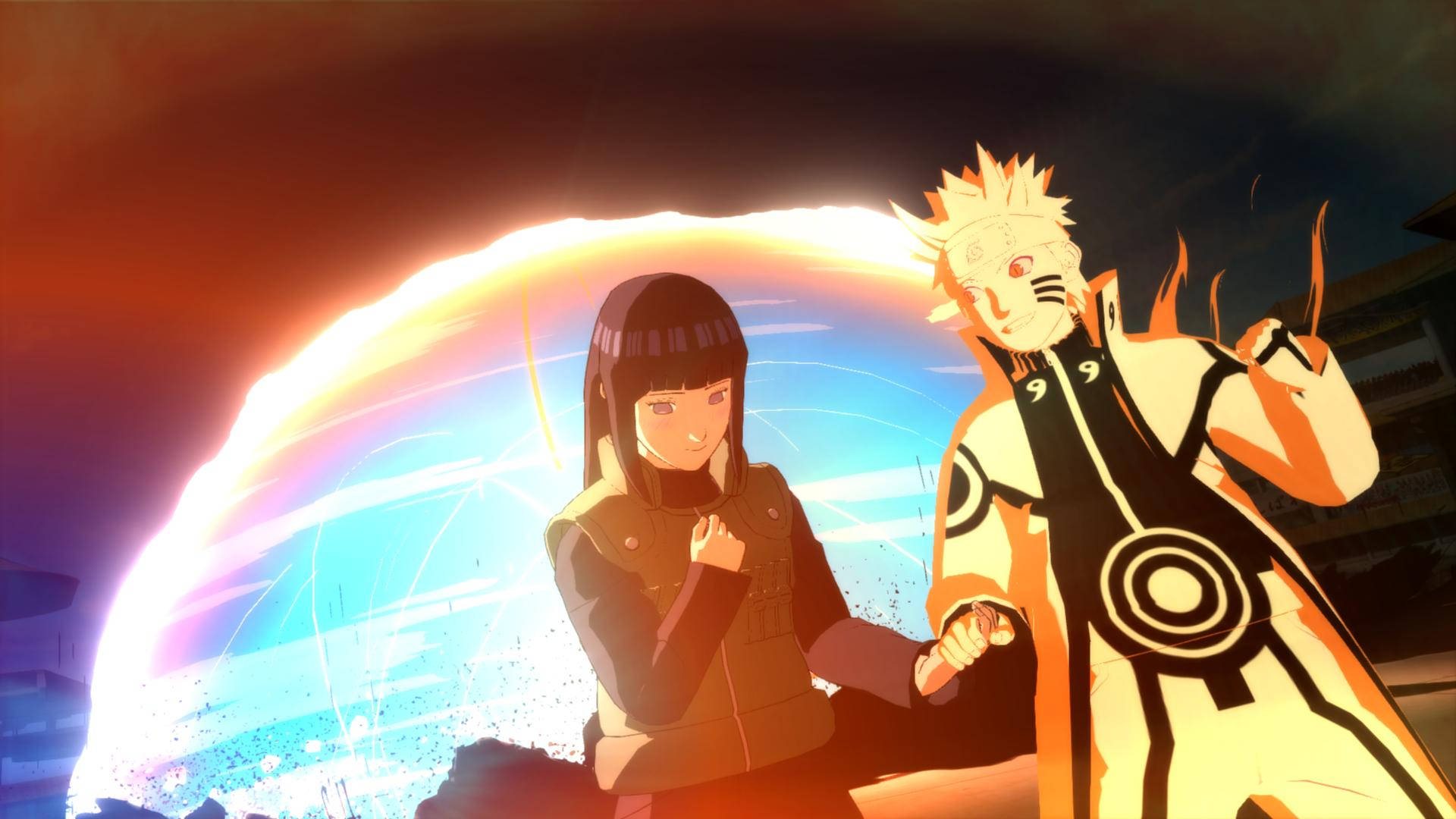 Naruto Shippuden 4k Naruto Hinata Holding Hands Background