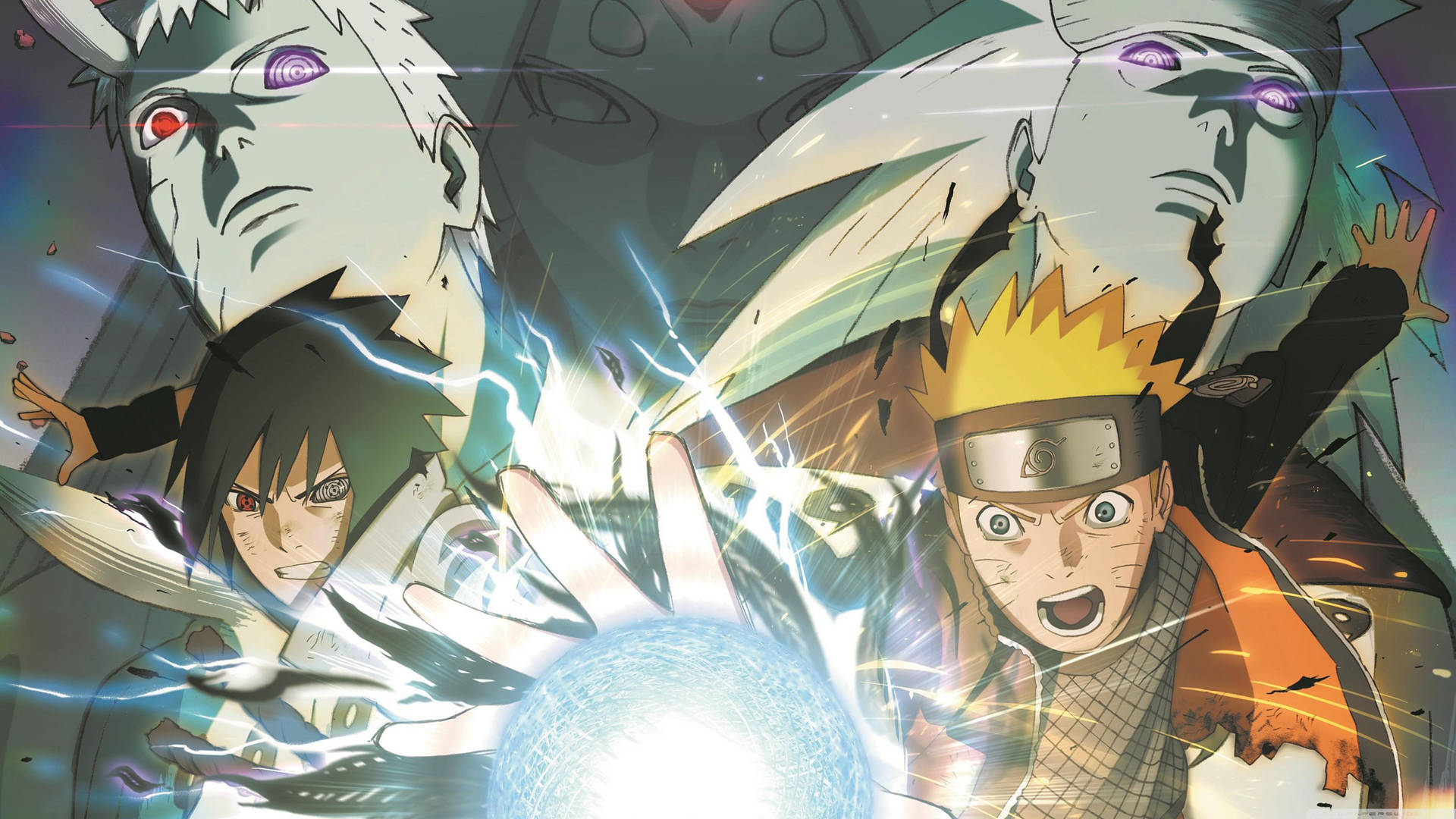 Naruto Shippuden 4k Powerful Poster Background