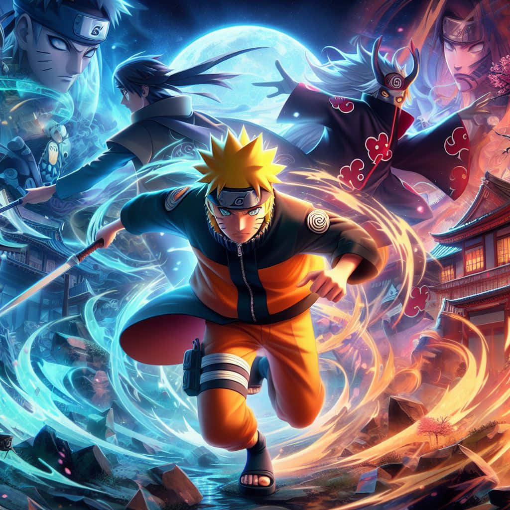Naruto Shippuden Epic Battle Artwork Background