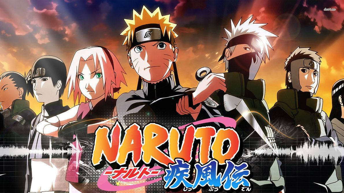 Naruto Shippuden Naruto's Comrades Poster Background
