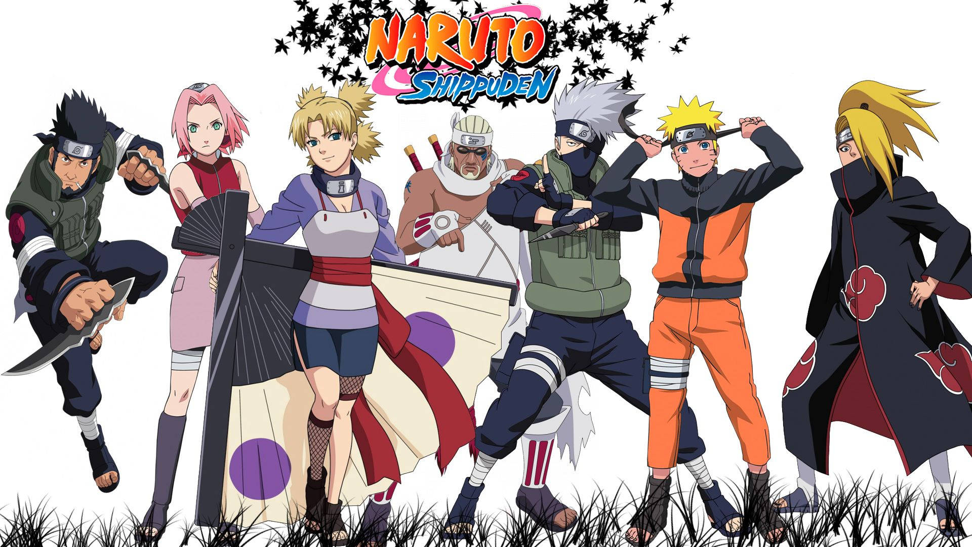 Naruto Shippuden Powerful Ninjas Poster Background