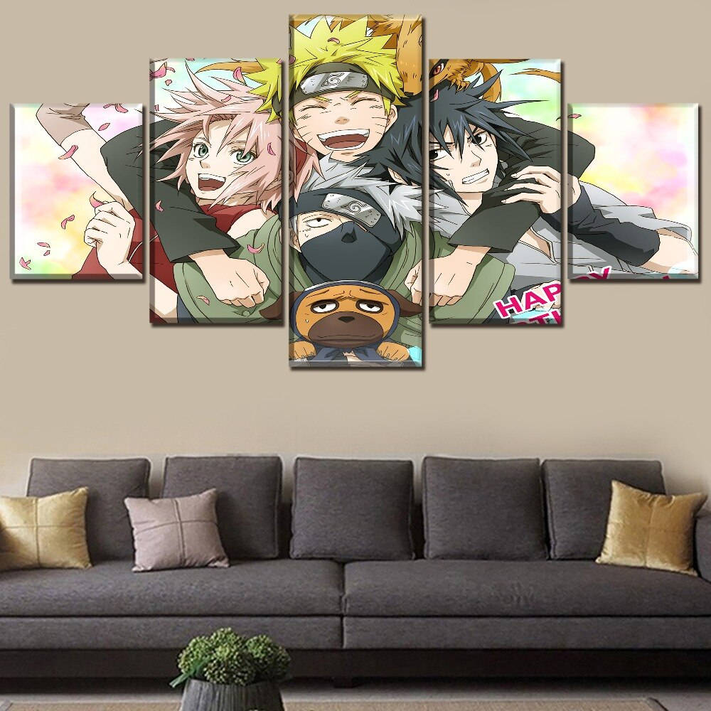Naruto Smile Living Room Background