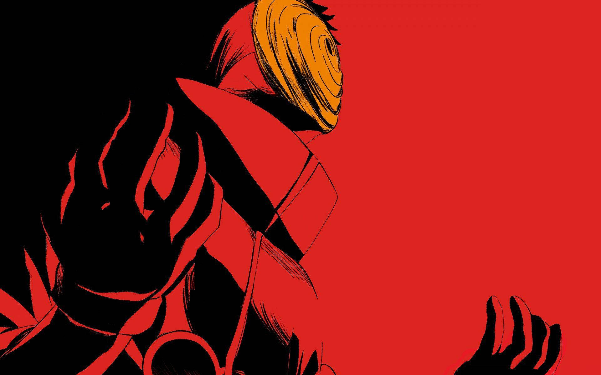 Naruto Supreme Red Black Background