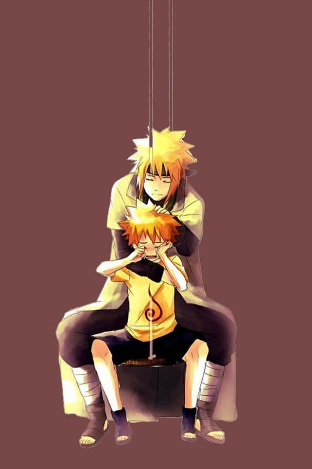 Naruto Swing With Minato Namikaze Background