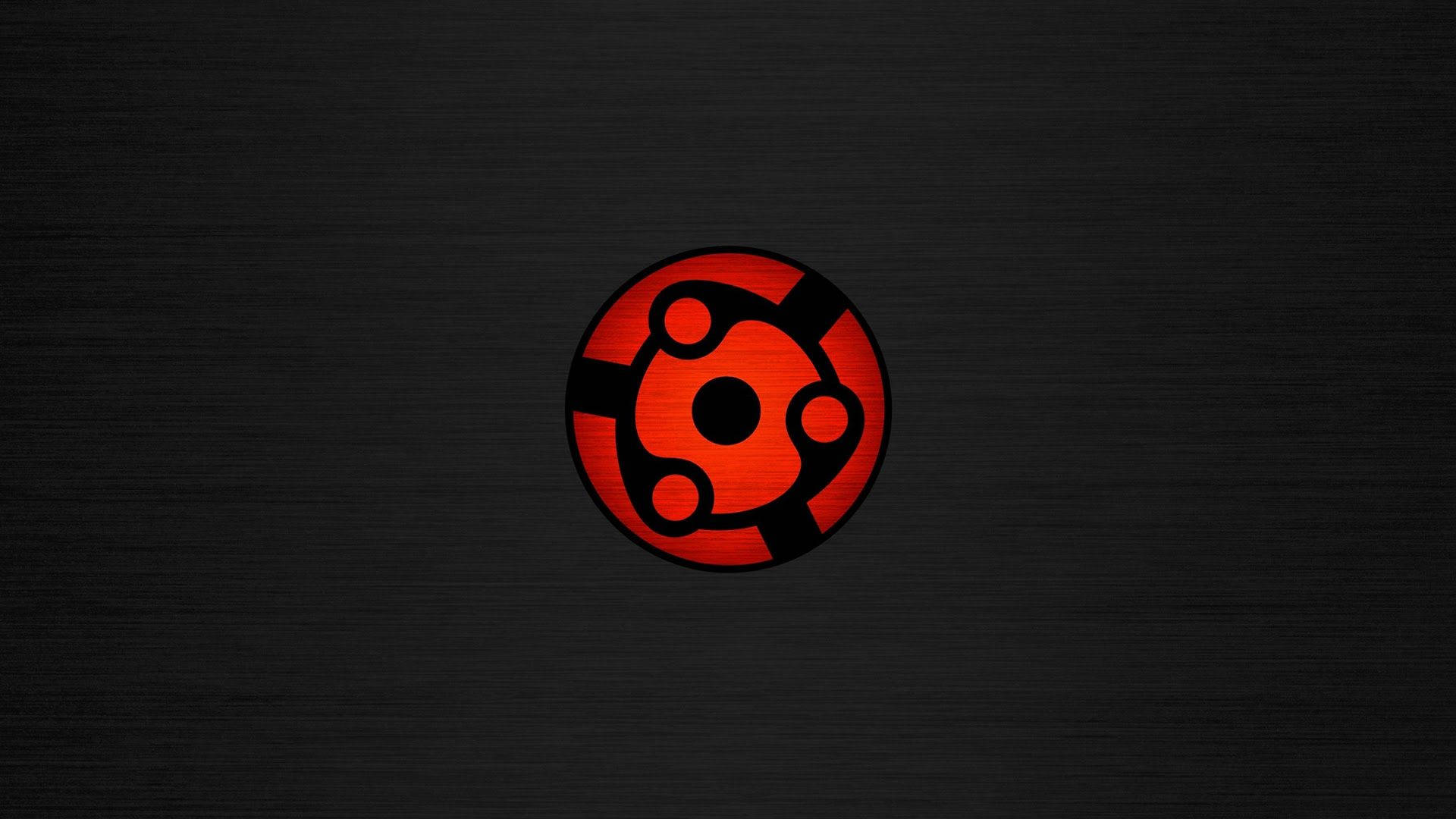 Naruto Symbol Red And Black Background