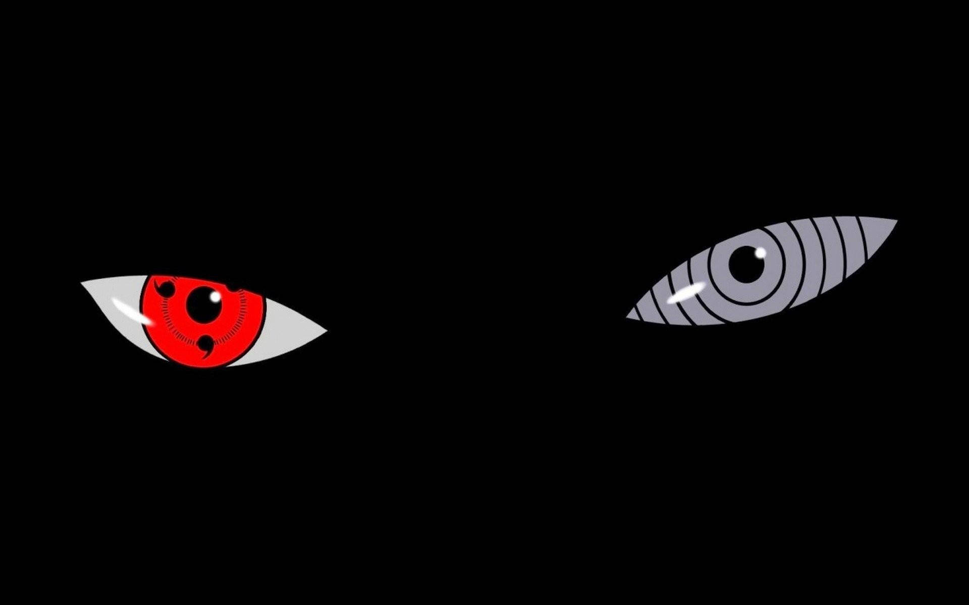 Naruto Symbol Red Eye Background