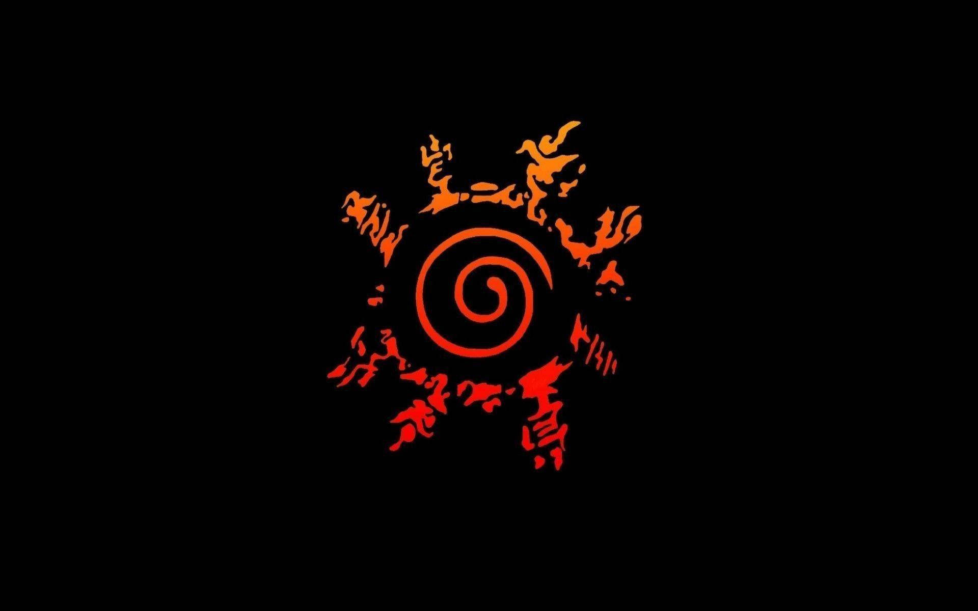 Naruto Symbol Spiral Background