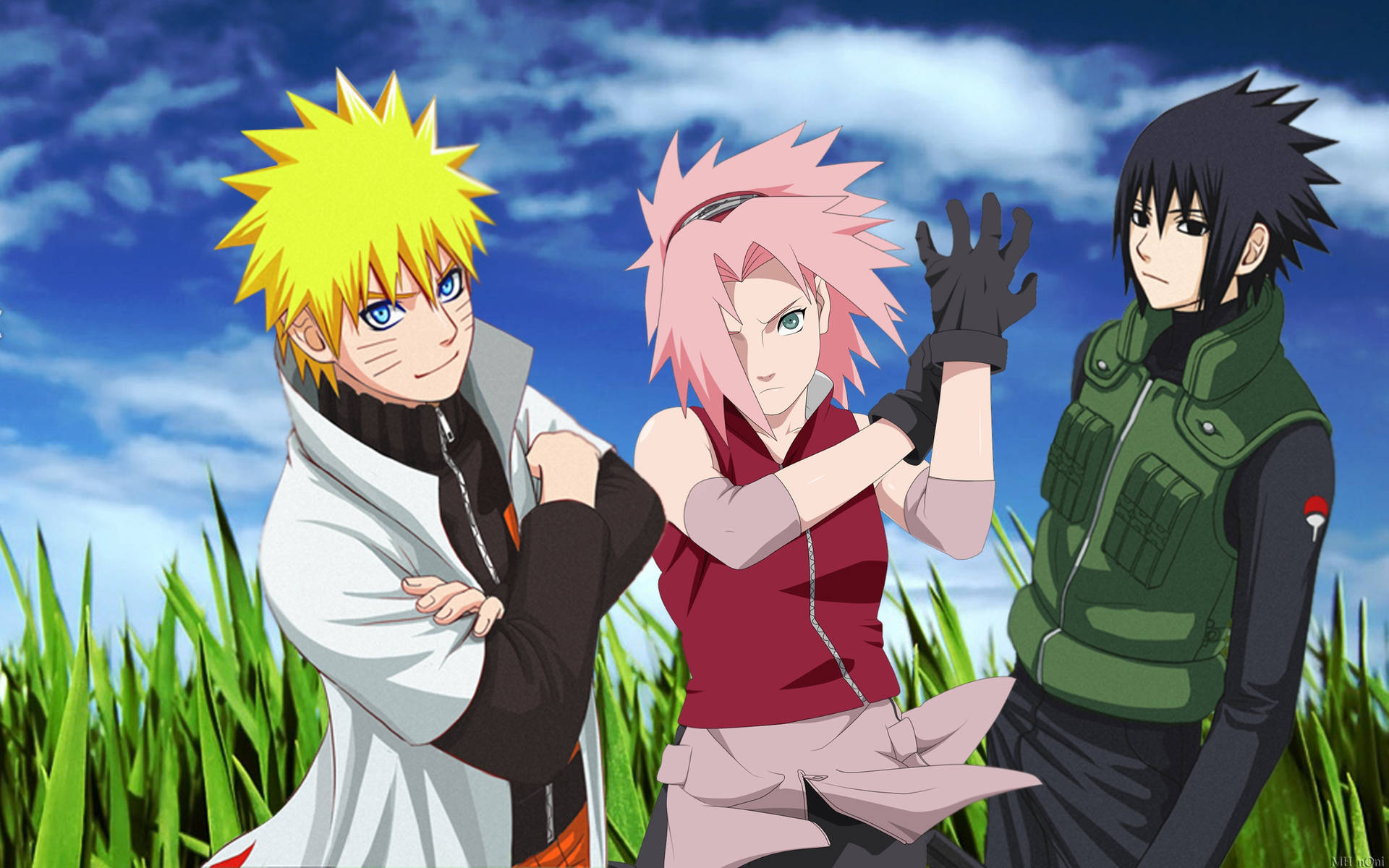 Naruto Team 7 Fanart Background