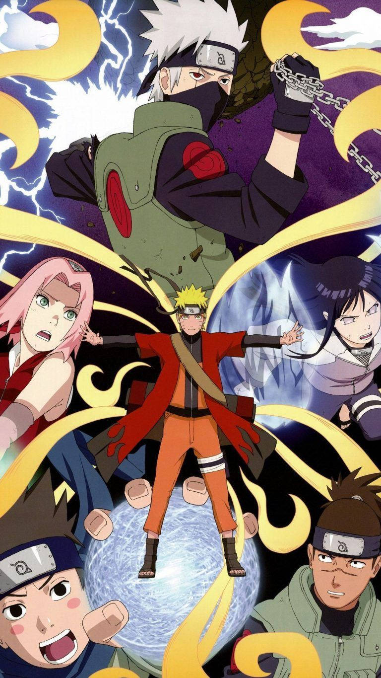 Naruto Team 7 Friends Iphone Background