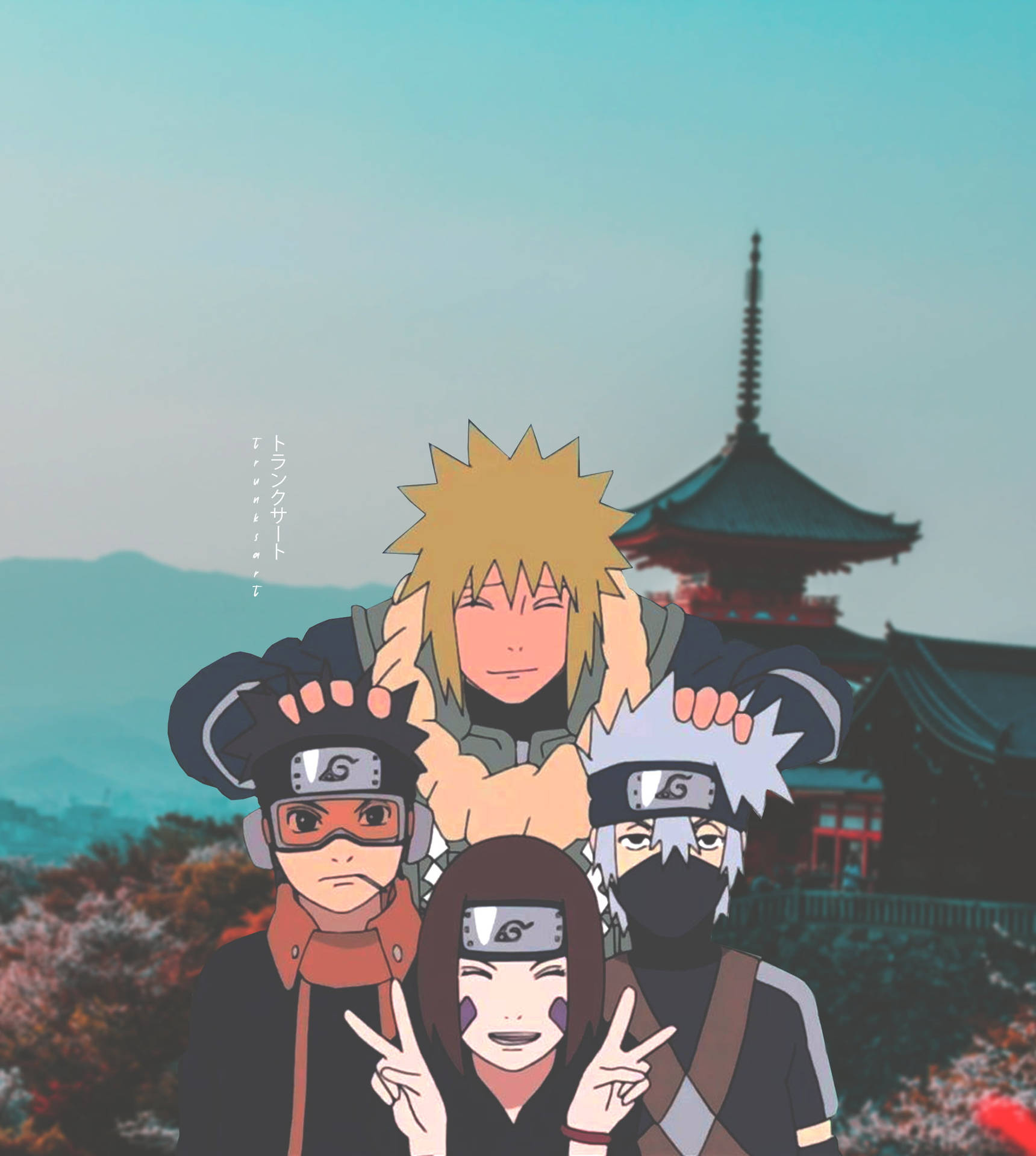 Naruto Team 7 Minato Iphone Background