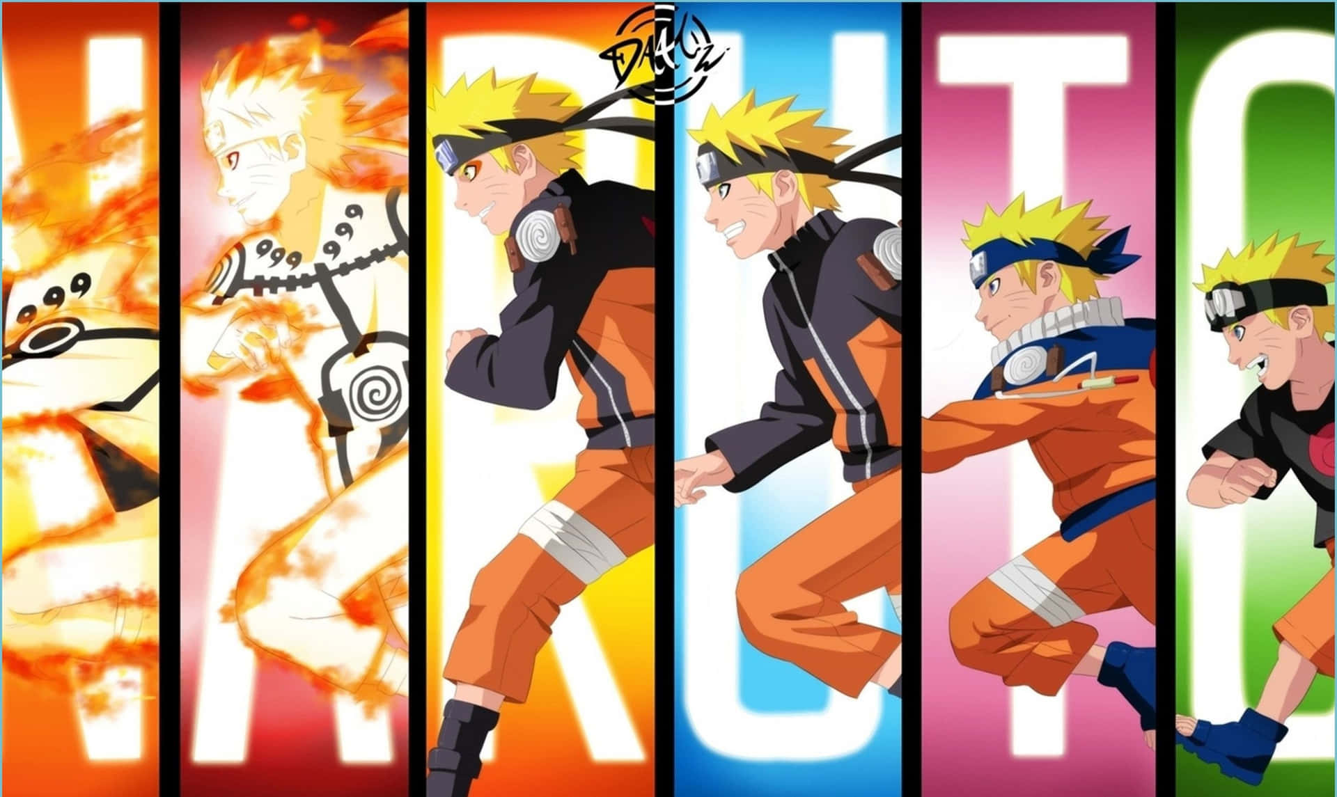 Naruto Transforming Aesthetic Computer Background