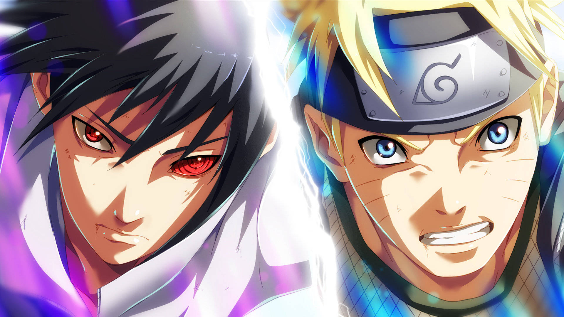 Naruto Uzumaki And Sasuke Uchiha Background