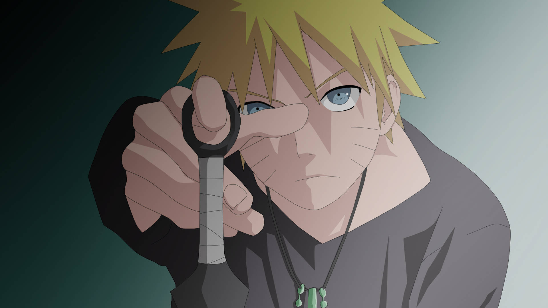 Naruto Uzumaki First Hokage Necklace Background