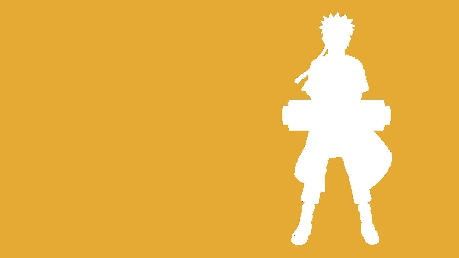 Naruto Uzumaki In His Vibrant Yellow Costume Background