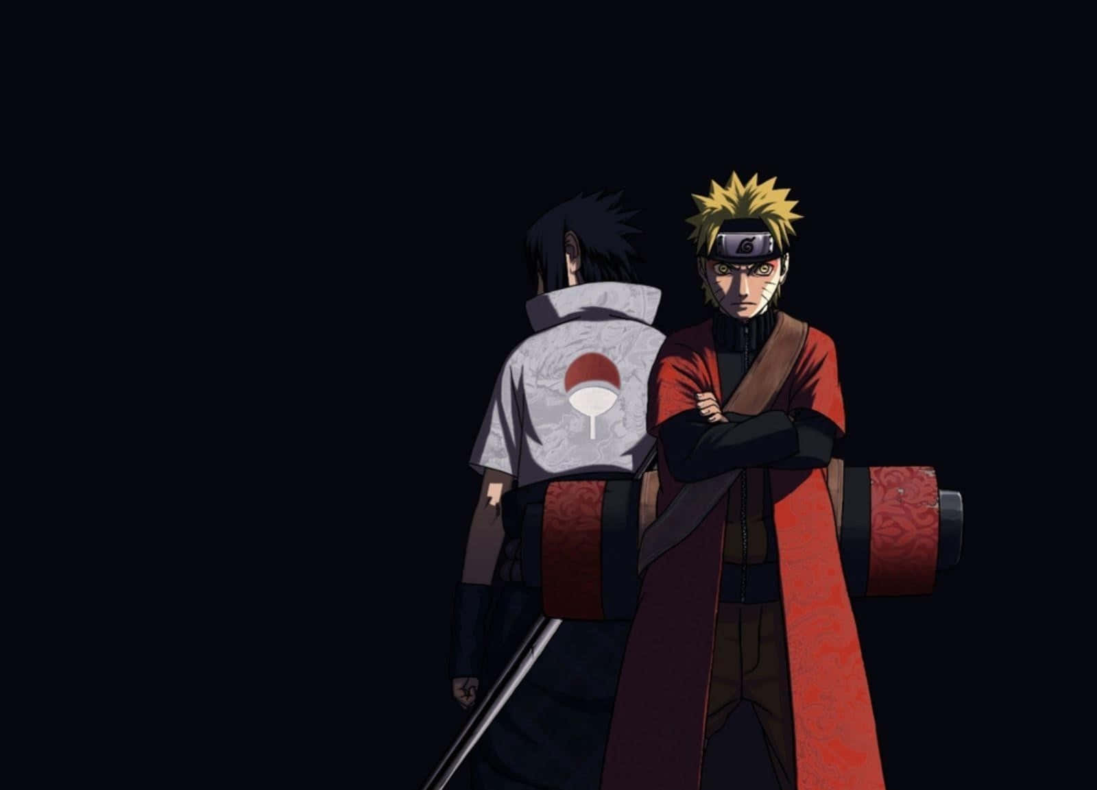 Naruto Uzumaki In Powerful Sage Mode Background