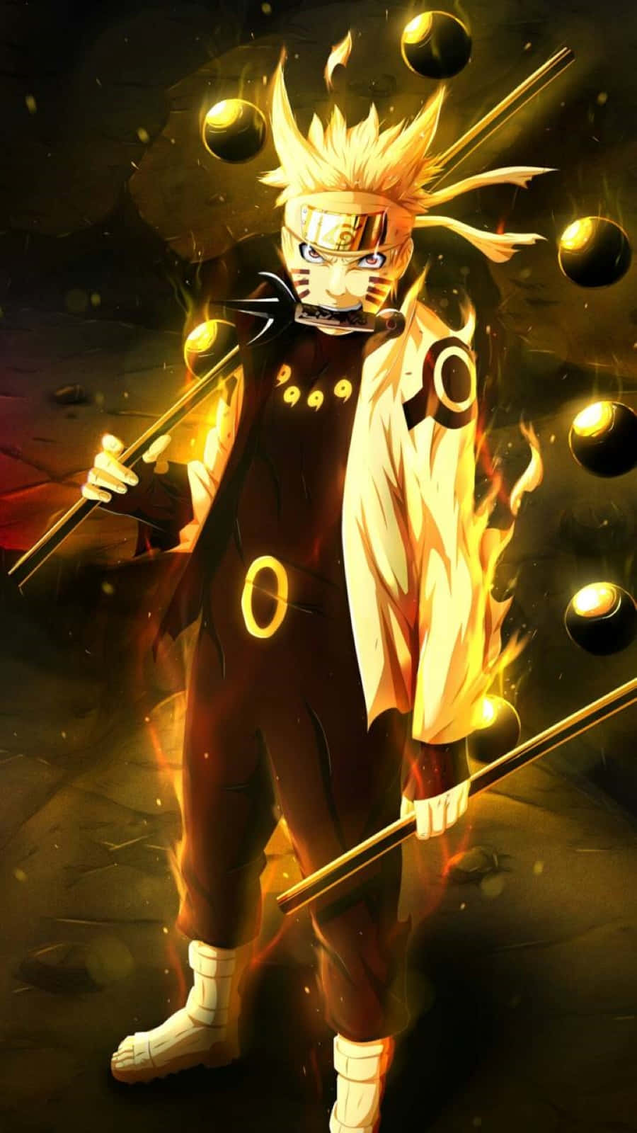 Naruto Uzumaki In Sage Mode - Unleashing The Power Within! Background