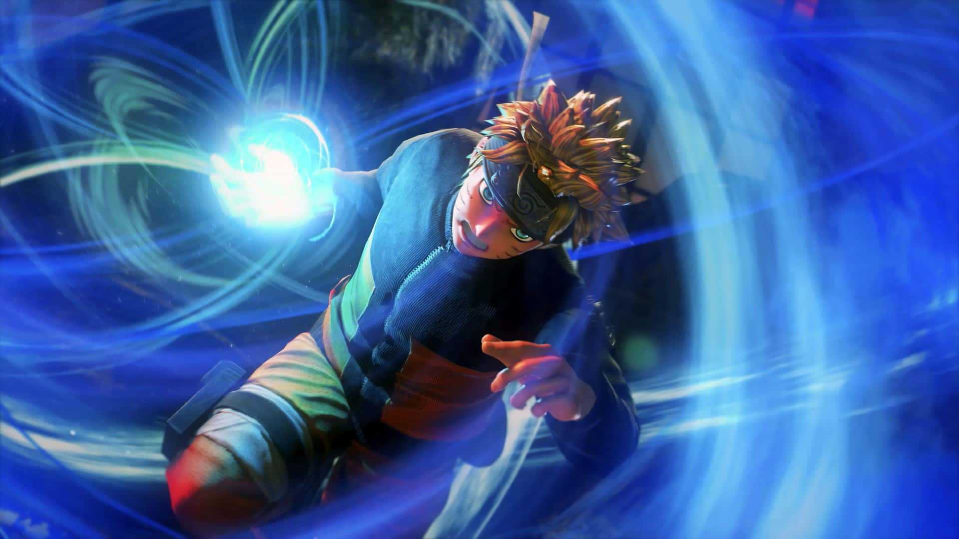 Naruto Uzumaki Rasengan Power Up Background