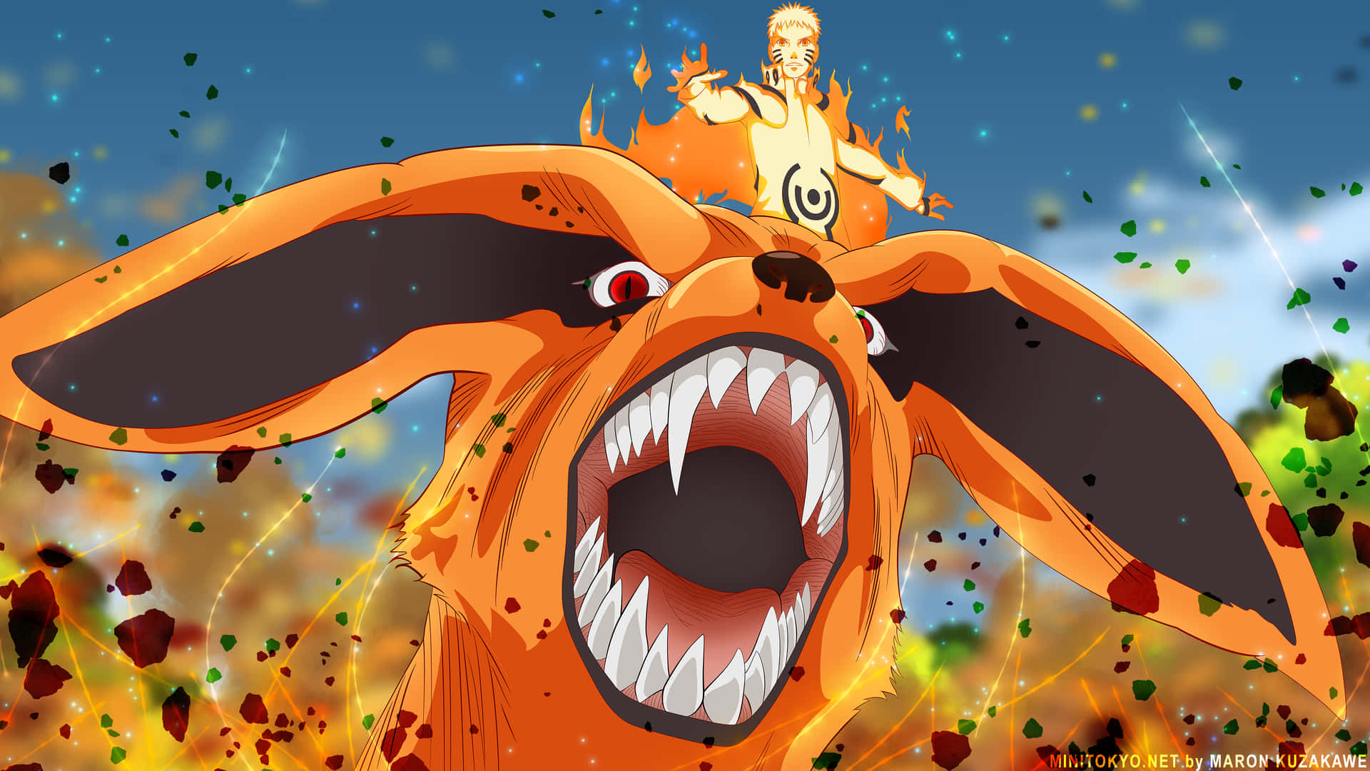 Naruto Uzumaki Ready To Take On The World! Background