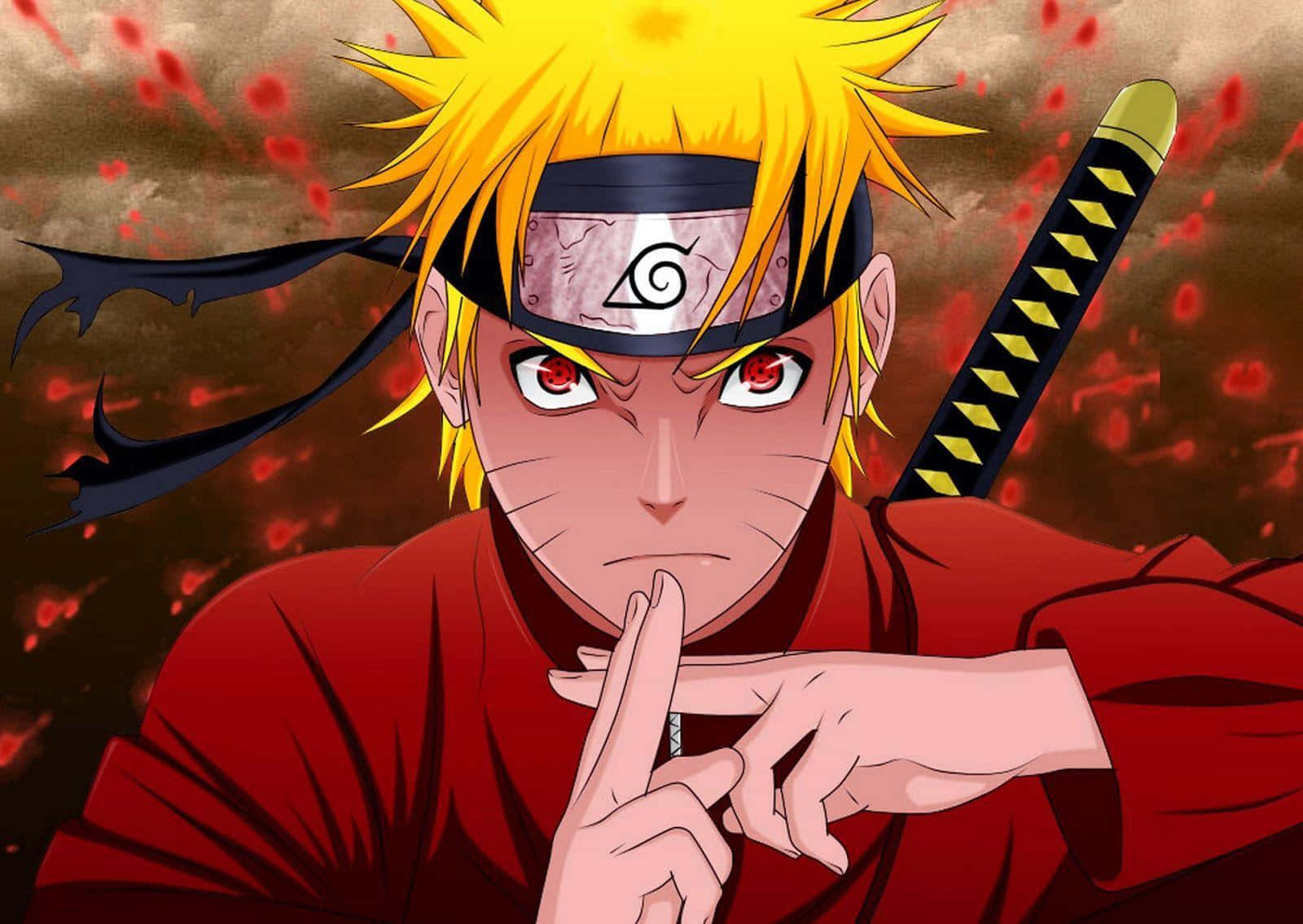 Naruto Uzumaki Unleashing The Power Of Sage Mode Background