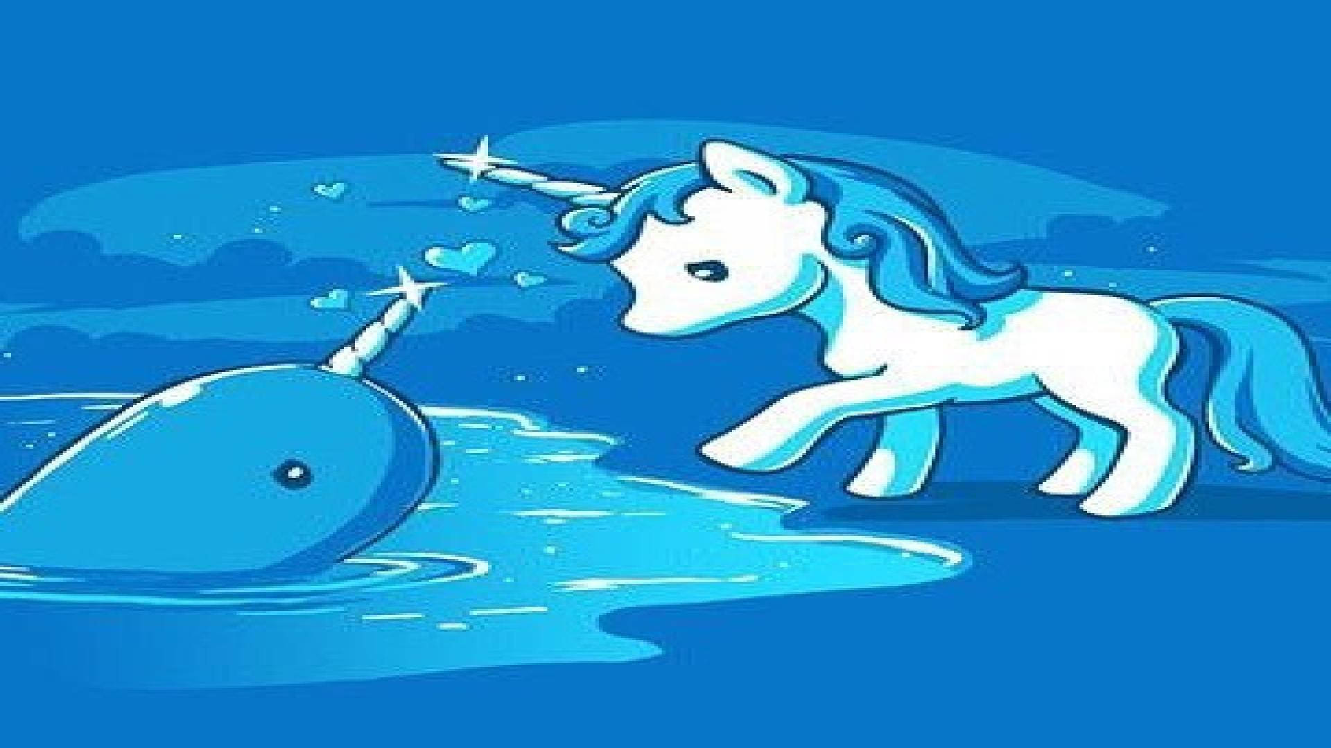 Narwhal And Unicorn Background