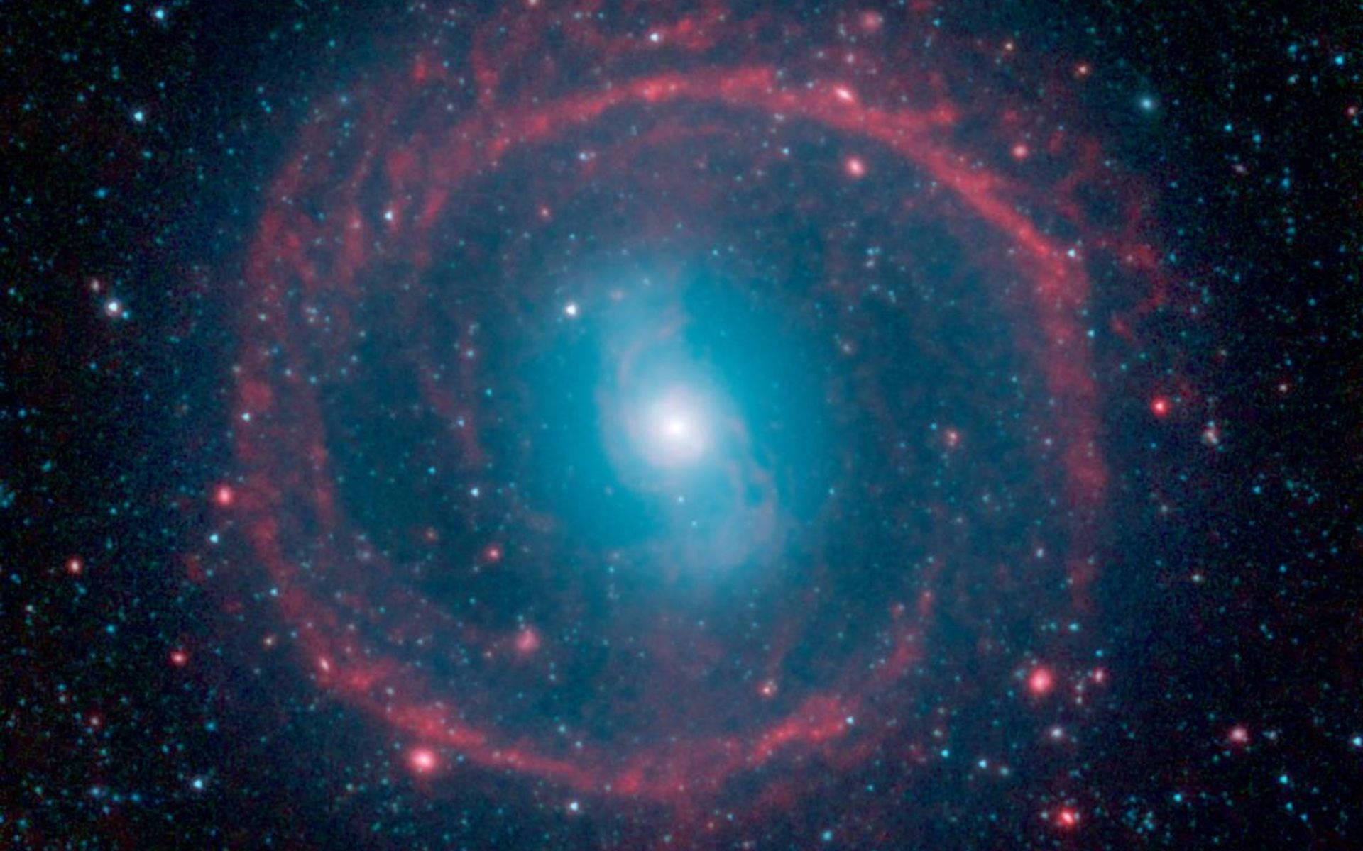 Nasa Blue Nebula Background