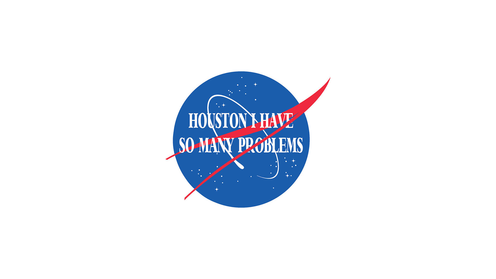 Nasa Houston-inspired Logo Background