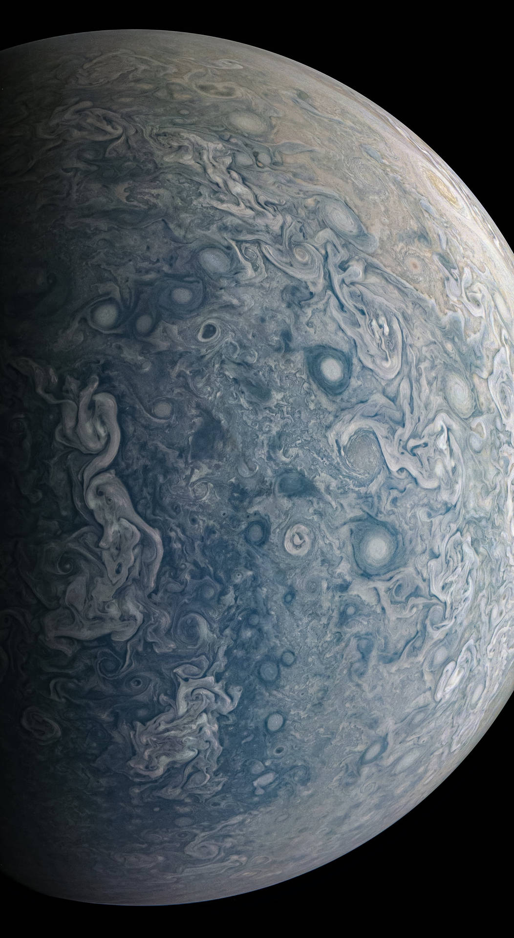 Nasa Iphone Jupiter Many Storms Background