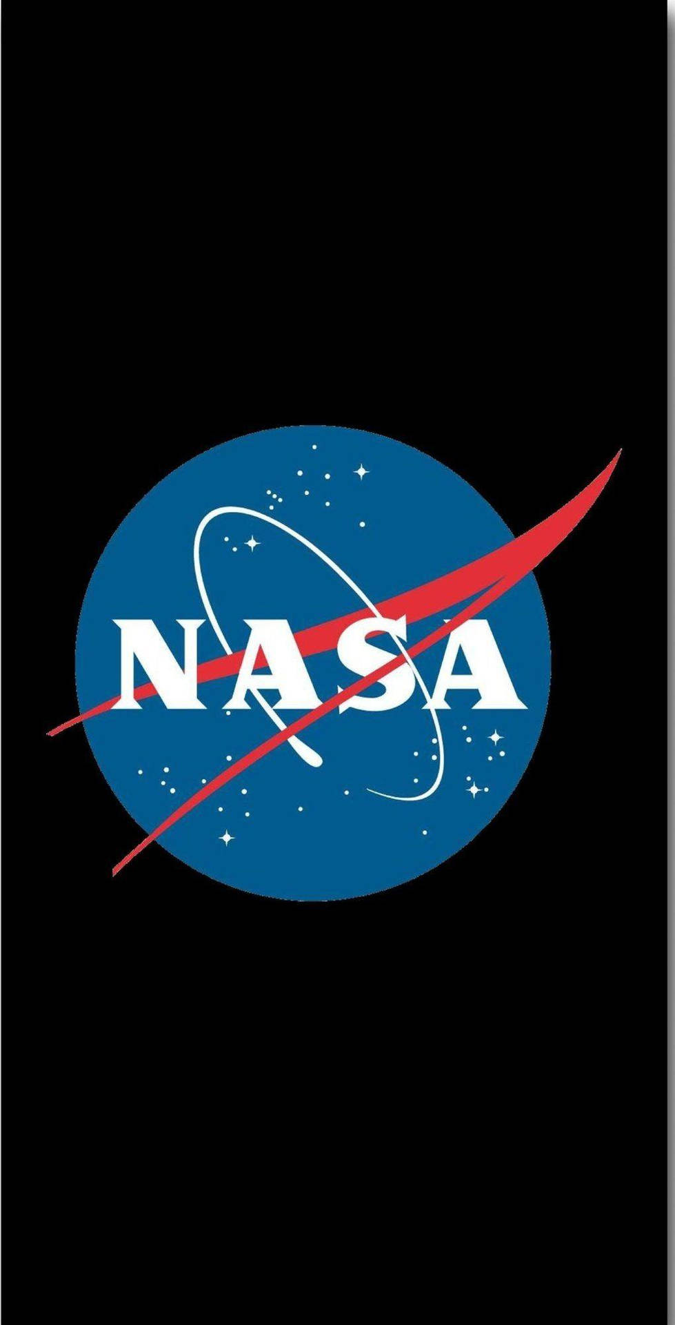 Nasa Iphone Logo Black Background Background