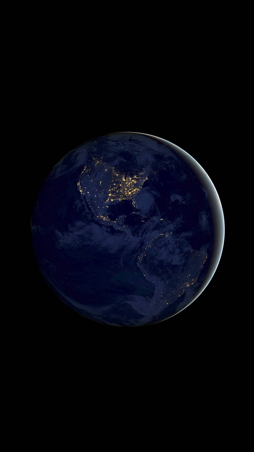 Nasa Iphone Night Earth Background