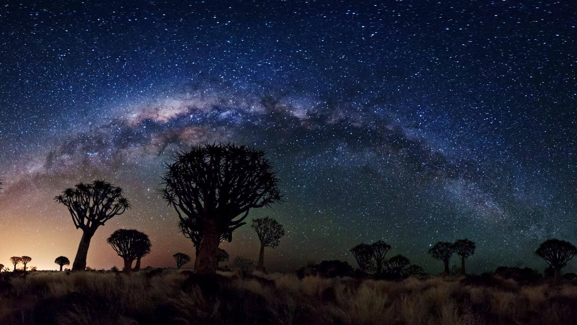 Nasa Milky Way View Background