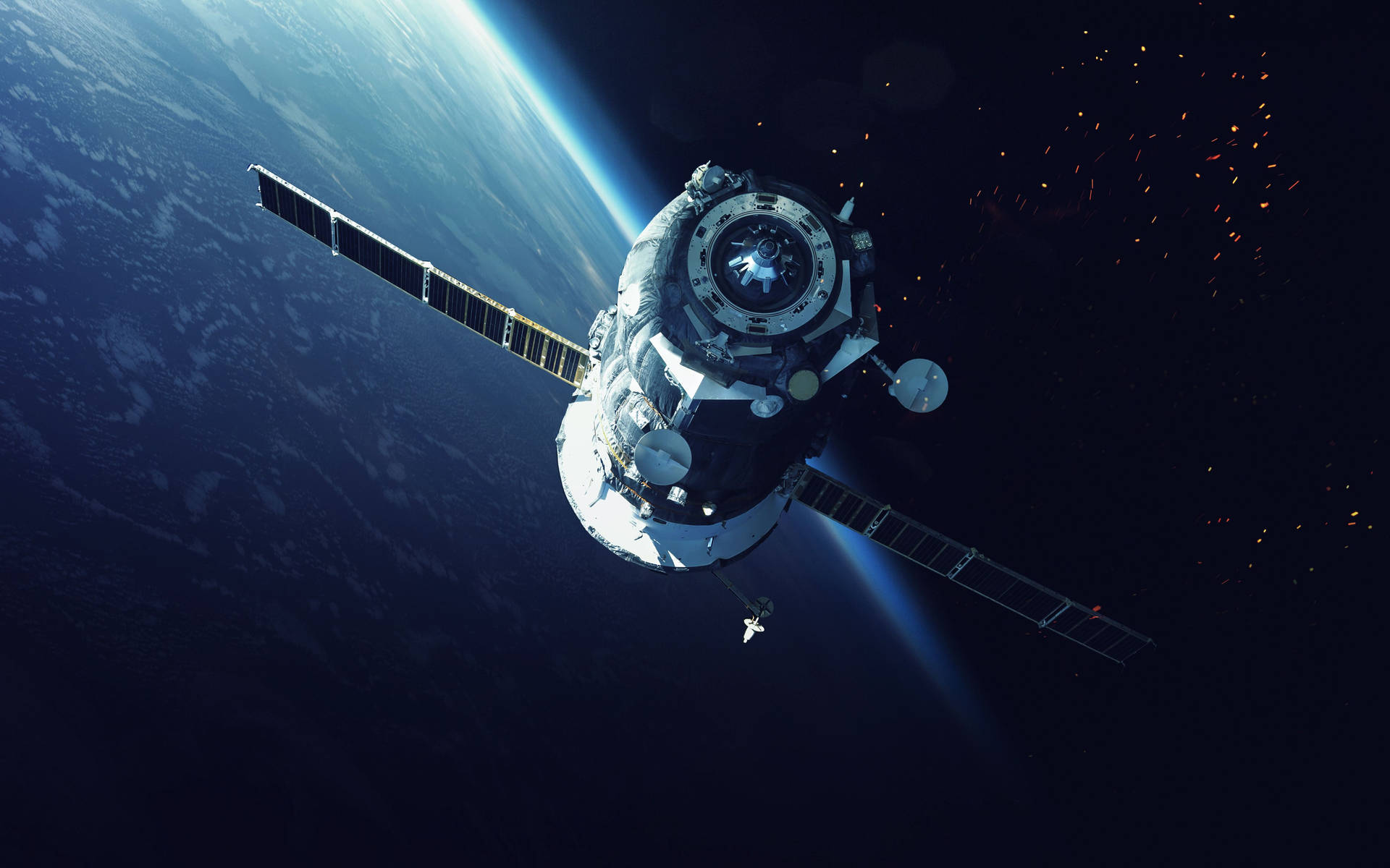 Nasa Space Satellite Background