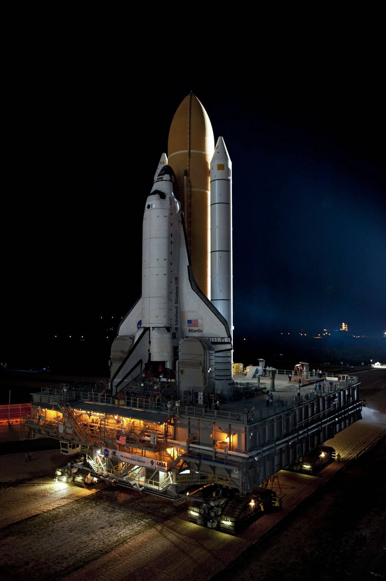 Nasa Space Shuttle Atlantis Background
