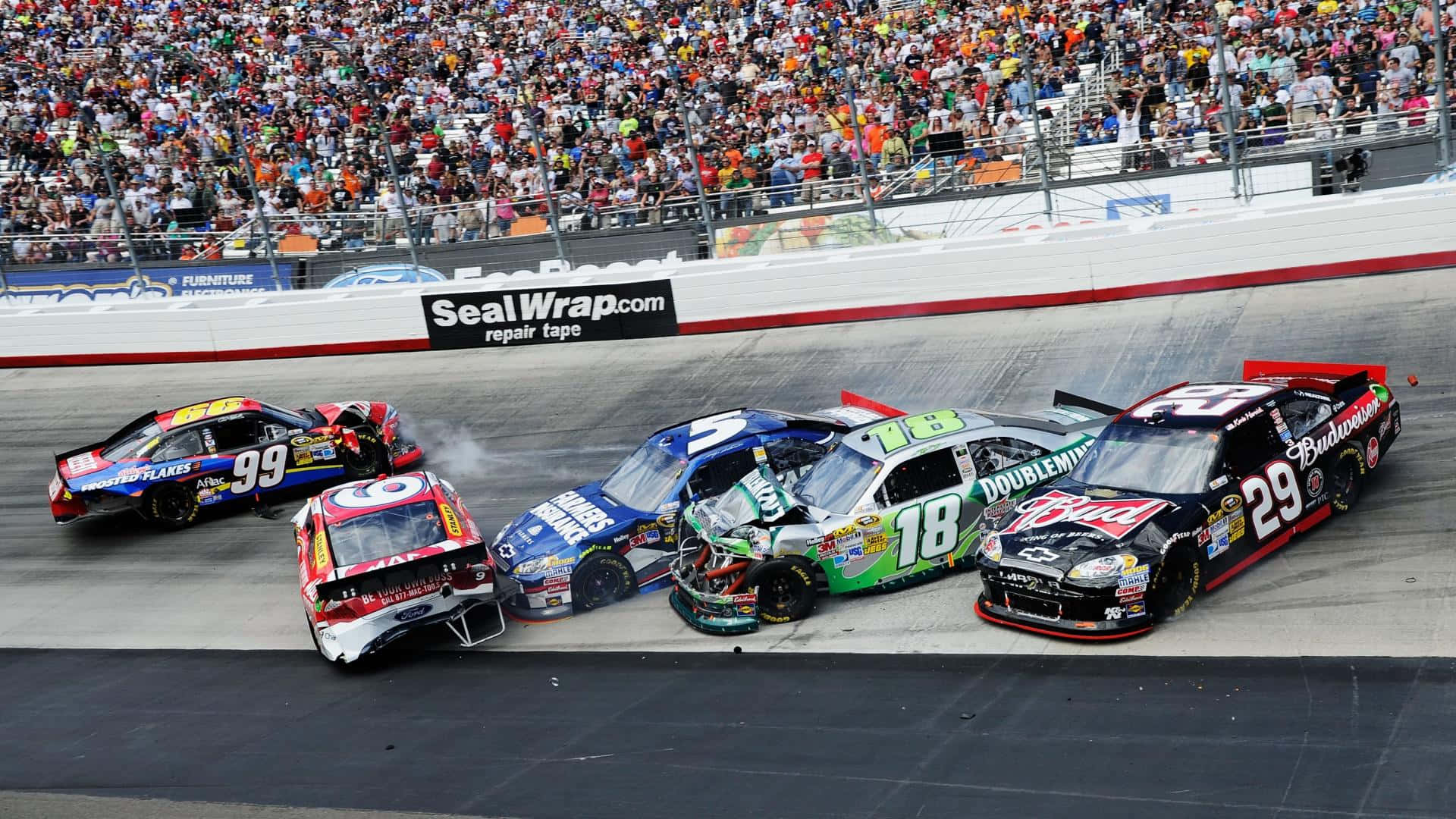 Nascar Accident Background