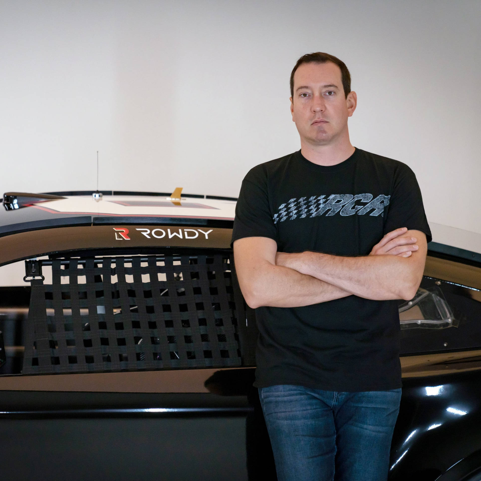 Nascar Champion Kyle Busch In Casual Attire