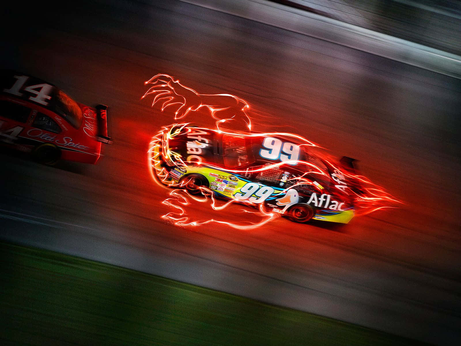 Nascar Flaming Red