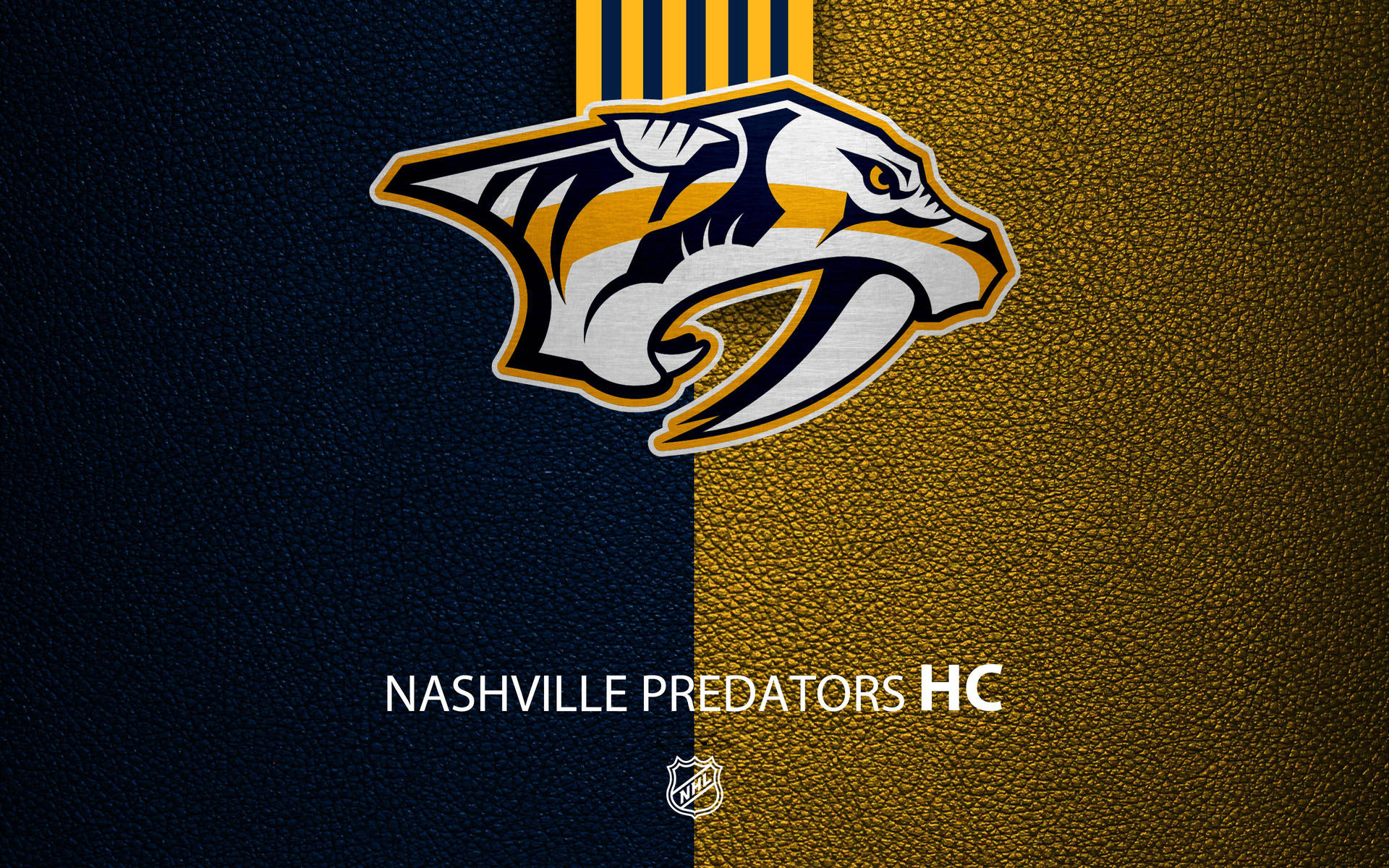 Nashville Predators Blue And Yellow Background