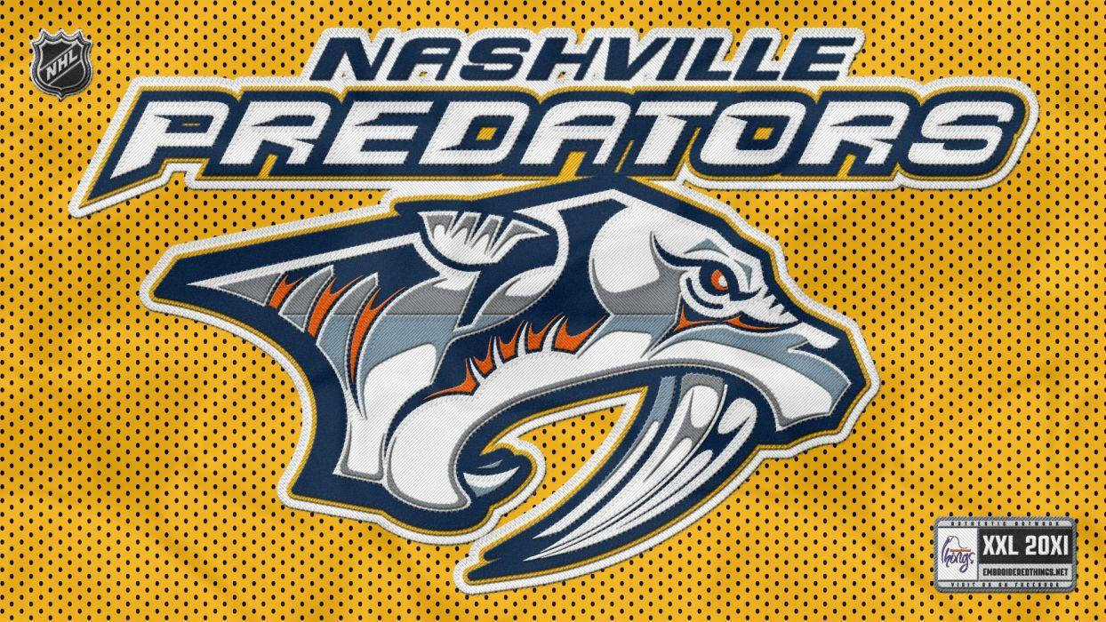 Nashville Predators Silver Fang Background