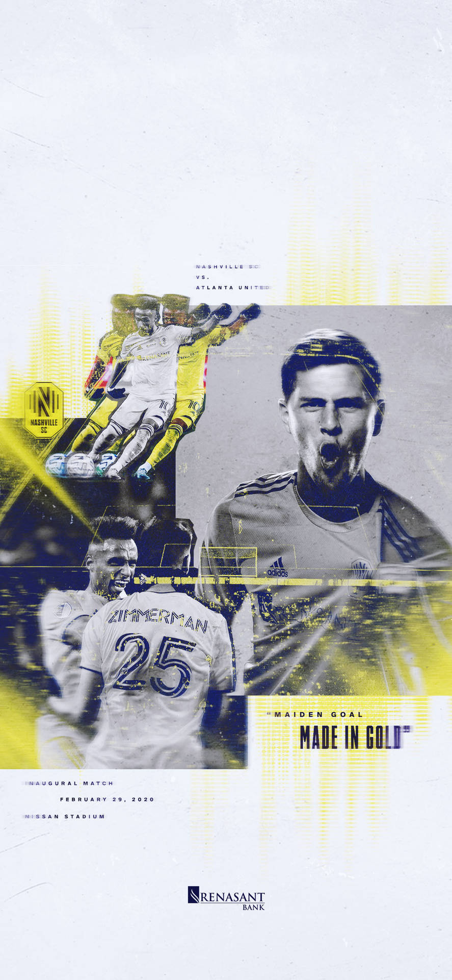 Nashville Sc And Atlanta United Background