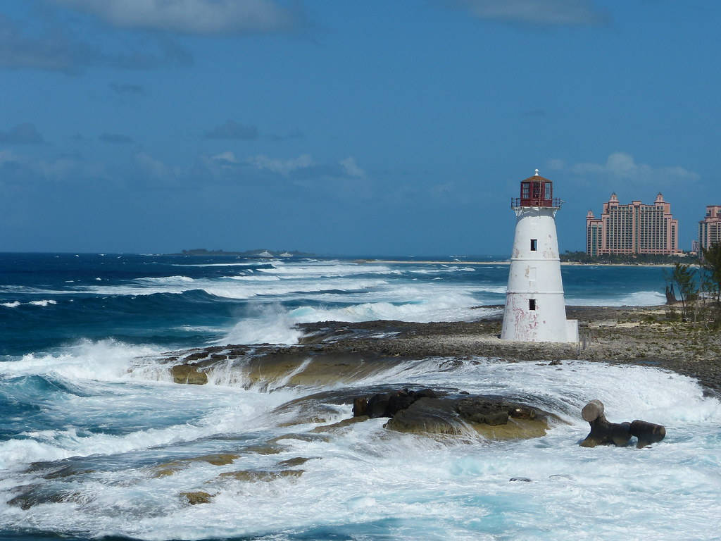 Nassau Bahamas Paradise Island Lighthouse Background