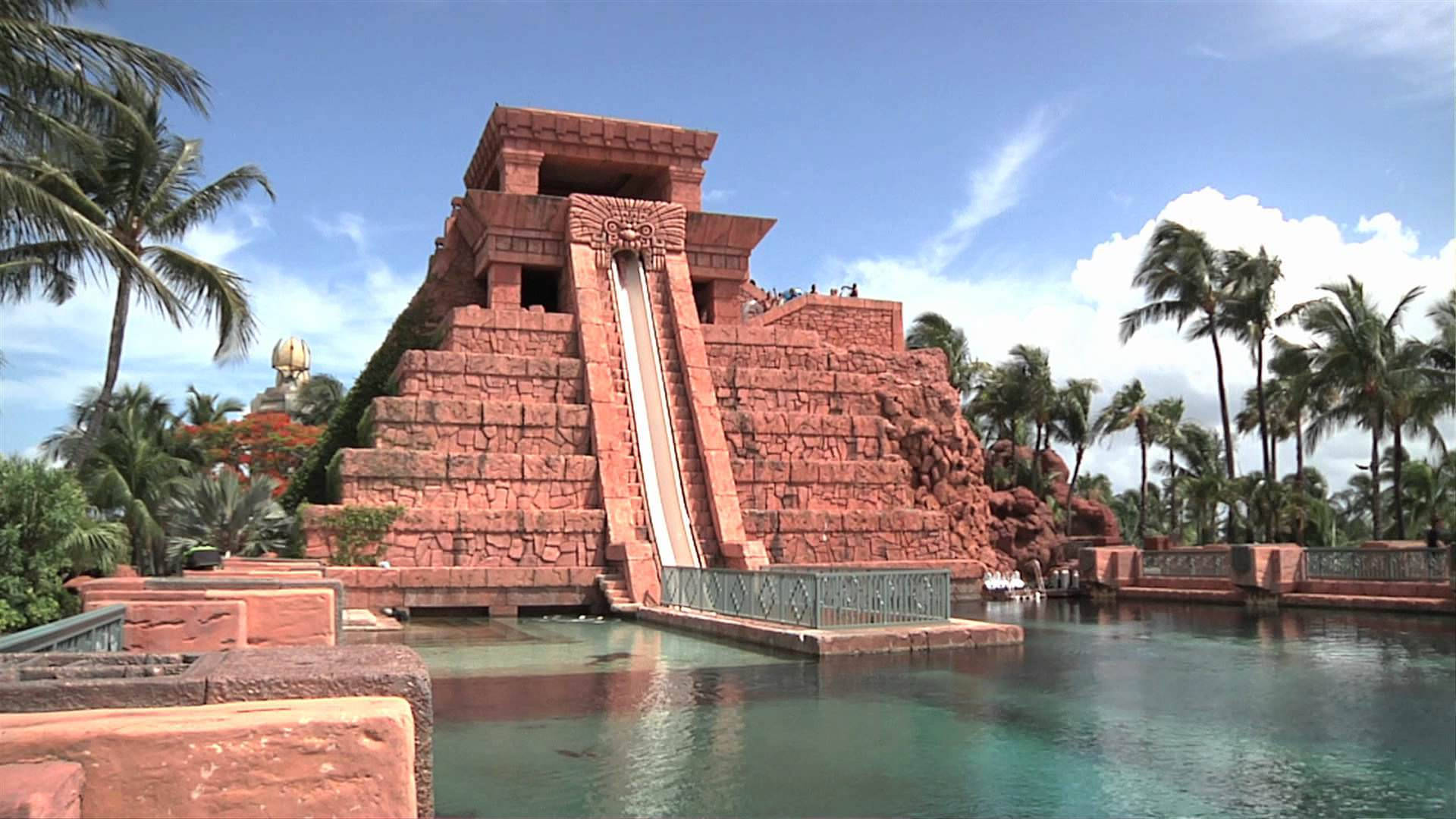 Nassau Bahamas Pyramid Slide Background