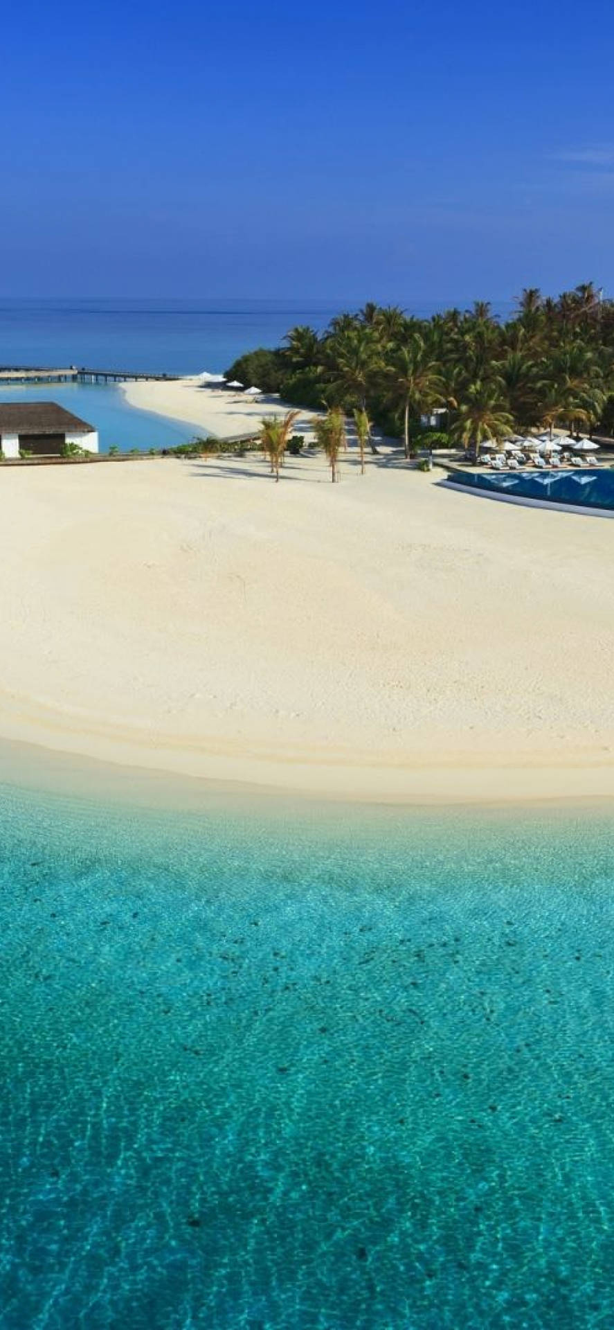 Nassau Bahamas Sandy Beach Background