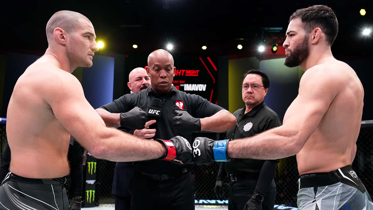 Nassourdine Imavov Meeting Sean Strickland