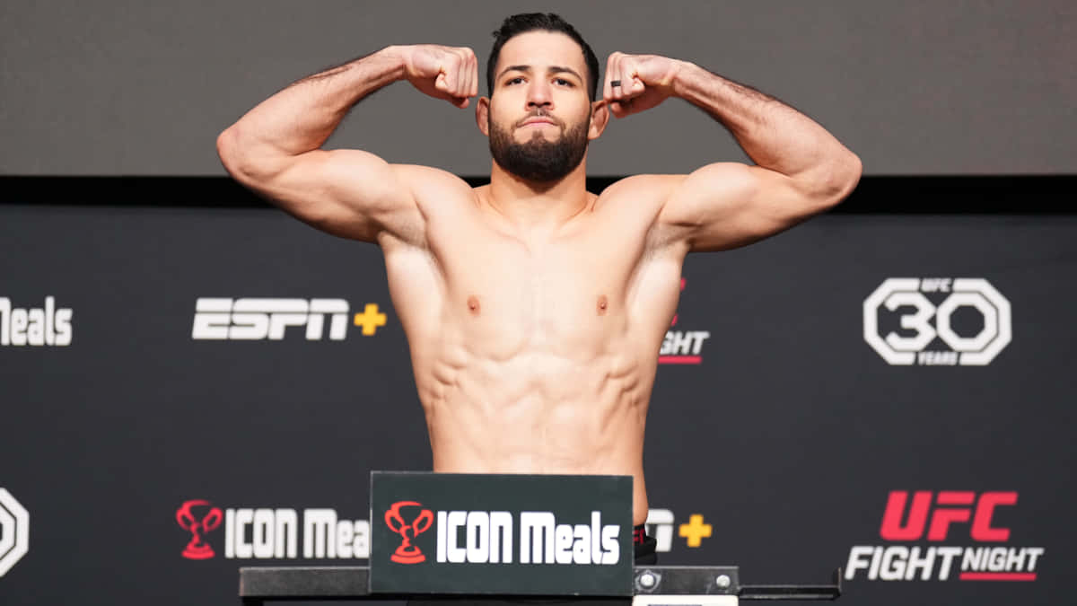 Nassourdine Imavov Ufc Weigh-in Background