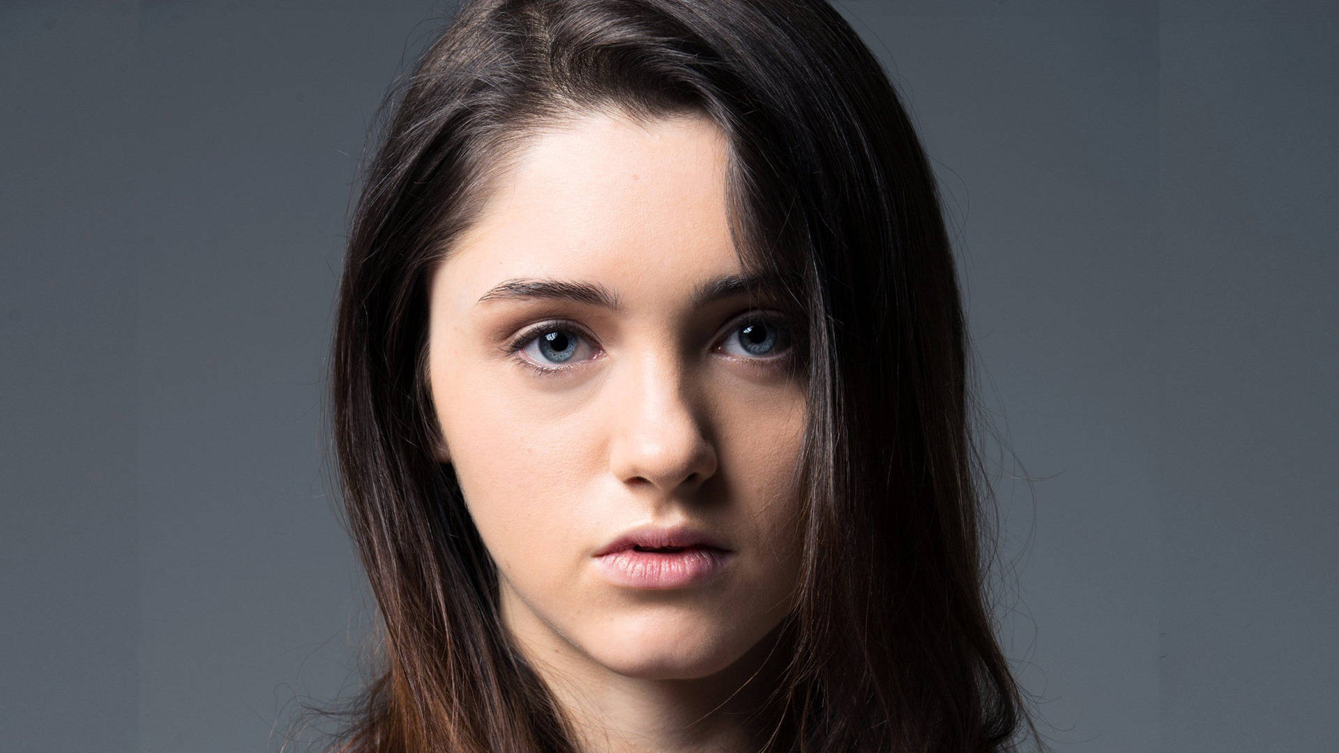 Natalia Dyer With Black Hair