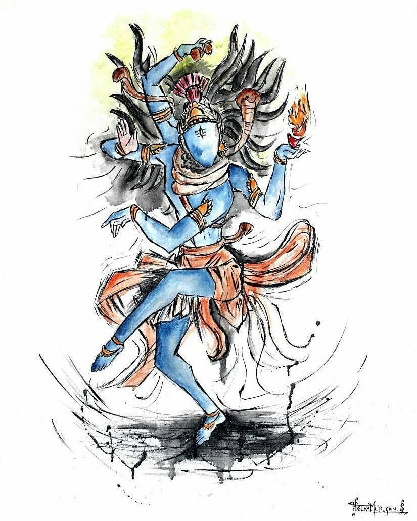 Nataraja Lord Shiva Angry