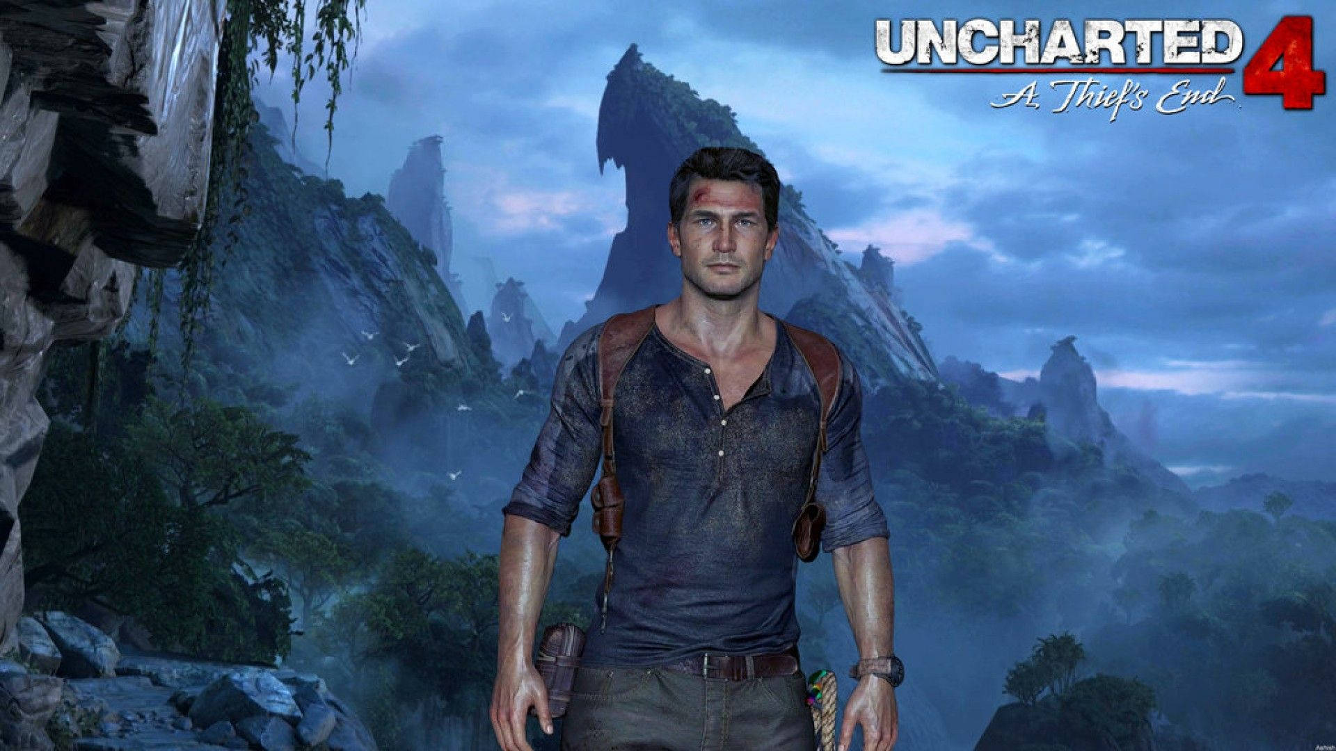 Nathan Drake Uncharted Poster Background